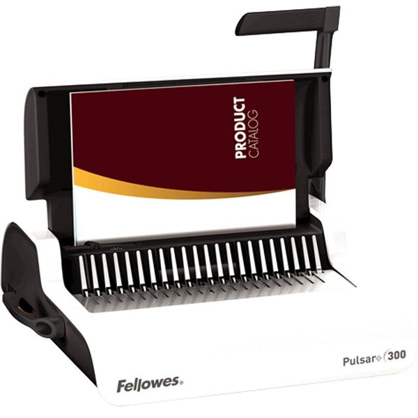 Fellowes Pulsar Binding Machine Manual Plastic Comb White 5627601 - SuperOffice