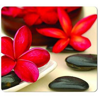 Fellowes Recycled Optical Mouse Pad Spa Flowers 5904601 - SuperOffice