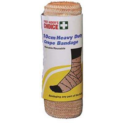 First Aiders Choice Heavy Crepe Bandage 100Mm 21112 - SuperOffice