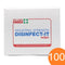 First Aiders Choice Industrial Strength Disinfect-It Wipes Box 100 Disinfectant 10 - SuperOffice