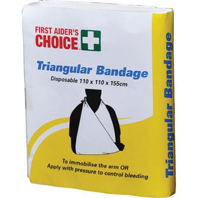 First Aiders Choice Triangular Bandage 1100 X 1550Mm 56800 - SuperOffice