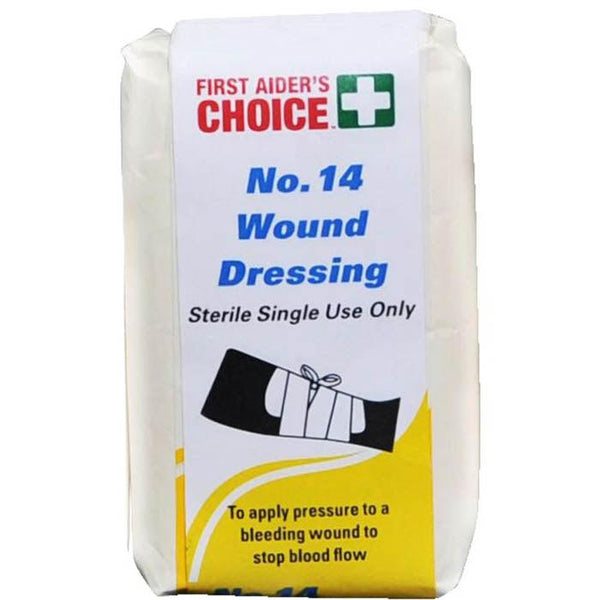 First Aiders Choice Wound Dressing Size 14 22950 - SuperOffice
