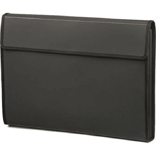 Foldermate Blackdot Expanding File 5 Removable Pockets A3 Black 100852068 - SuperOffice