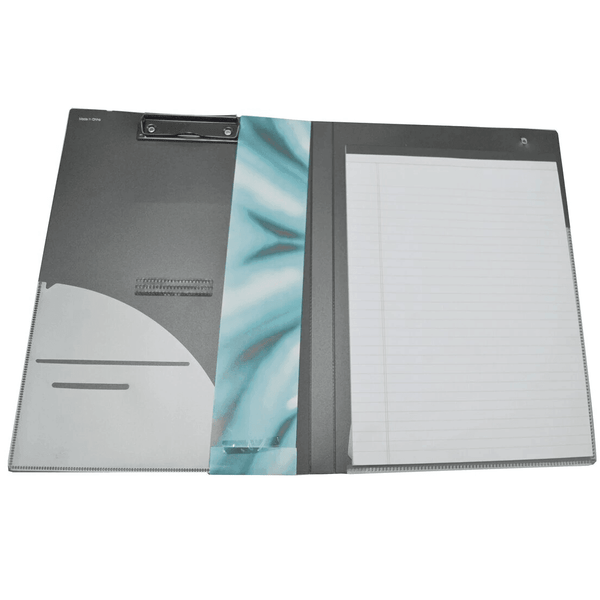 Foldermate Clipfolder With Pad Style Plus Silver 100852070 - SuperOffice