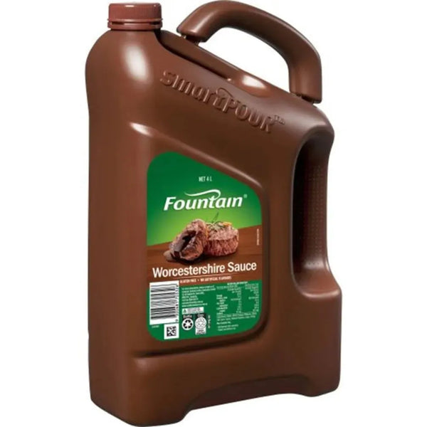 Fountain Worcestershire Sauce 4L Bulk Size 362062 - SuperOffice