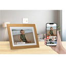 Frameo 7" Smart WiFi Digital Photo Video Frame White Oak DPF1097 - SuperOffice