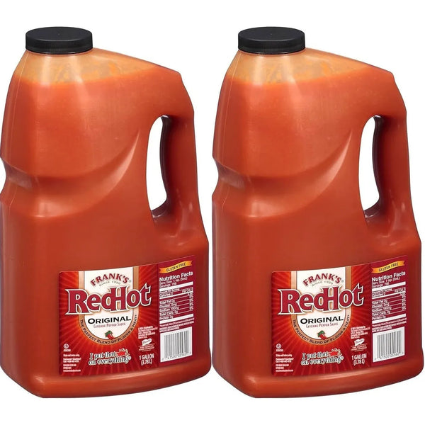 Frank's Red Hot Original Chilli Sauce 3.78L Bottle Bulk 2 Pack 654228 (2 Pack) - SuperOffice