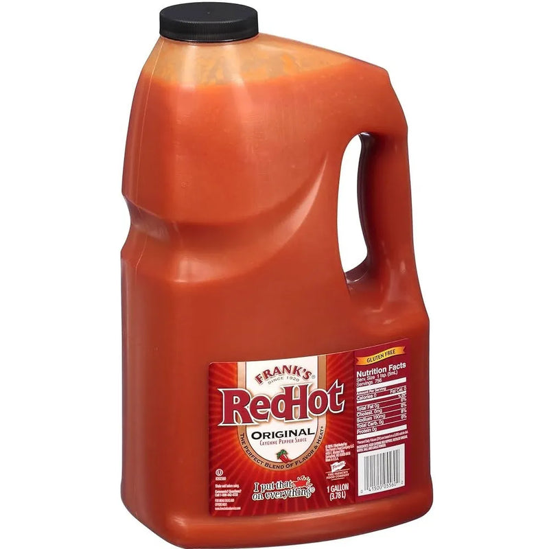 Frank's Red Hot Original Chilli Sauce 3.78L Bottle Bulk 2 Pack 654228 (2 Pack) - SuperOffice