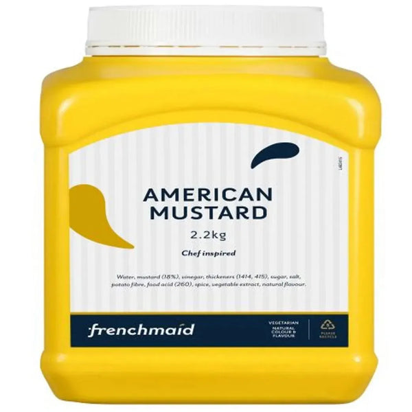 Frenchmaid American Mustard Sauce 2.2Kg Bulk Size 406010 - SuperOffice