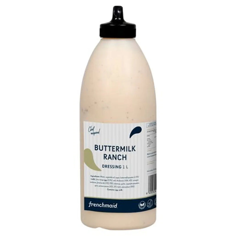 Frenchmaid Buttermilk Ranch Salad Dressing 1L Bulk Size 186628 - SuperOffice