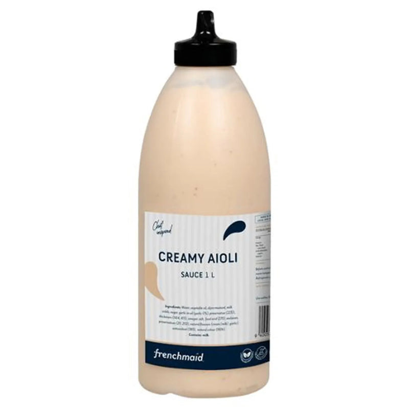 Frenchmaid Creamy Aioli Sauce 1L Bulk Size 893178 - SuperOffice
