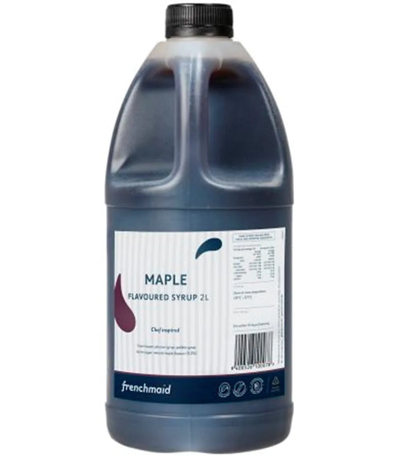 Frenchmaid Maple Flavoured Syrup 2L Bulk Size 386215 - SuperOffice