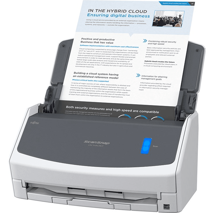 Fujitsu ScanSnap iX1400 Document Colour Scanner A4 IX1400 - SuperOffice