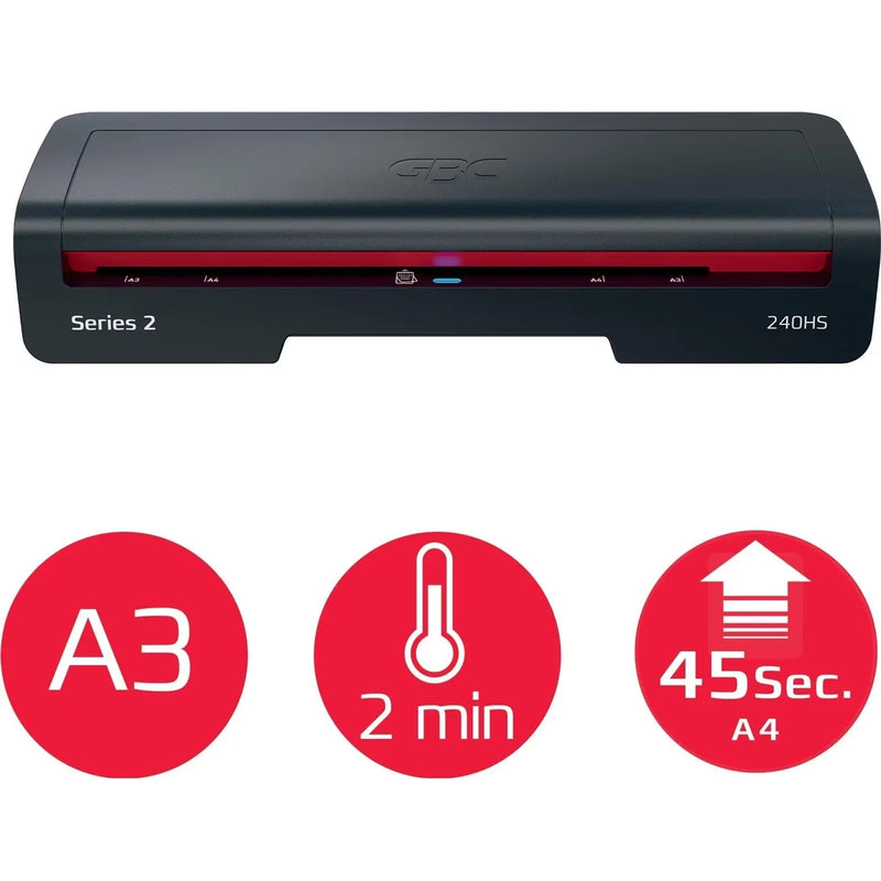 GBC 240HS High Speed Home Office A3 A4 Laminator Laminating Machine 4410069AU - SuperOffice