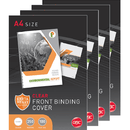 GBC Binding Covers 250 Micron A4 Clear Transparent 4 Pack 100 Sheets BCP25CLR100 (4 Packs) - SuperOffice
