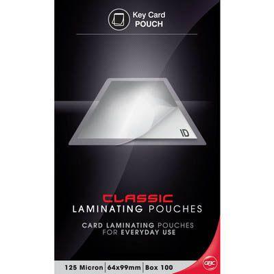 Gbc Laminating Pouch 125 Micron 64 X 99Mm Clear Pack 100 BL125M64X99 - SuperOffice
