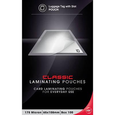 Gbc Laminating Pouch 175 Micron 65 X 108Mm Clear Pack 100 BL175M65X108 - SuperOffice
