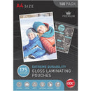 Gbc Laminating Pouch 175 Micron A4 Clear Pack 100 BL175MA4 - SuperOffice