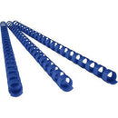 Gbc Plastic Binding Comb Round 21 Loop 6Mm A4 Blue Pack 100 BEP6BL100 - SuperOffice