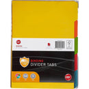 Gbc Tab Unpunched Dividers 5-Tab A4 Colour BCT5TSC - SuperOffice