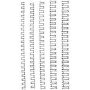 Gbc Wire Binding Comb 21 Loop 12Mm A4 Black Pack 100 BE21W12BK100 - SuperOffice
