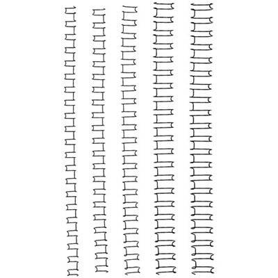 Gbc Wire Binding Comb 21 Loop 12Mm A4 Black Pack 100 BE21W12BK100 - SuperOffice