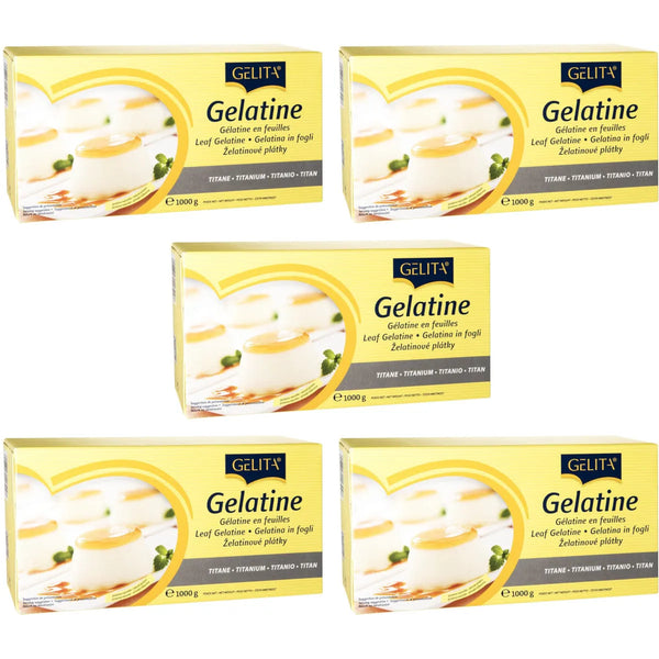 Gelita Gelatine Titanium 1kg 5 Pack Bulk GEL005 - SuperOffice