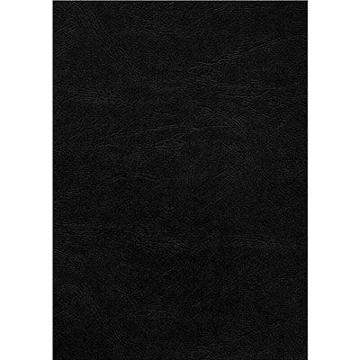 Gold Sovereign Binding Cover Leathergrain 250Gsm A3 Black Pack 100 SBCLGBLKA3 - SuperOffice