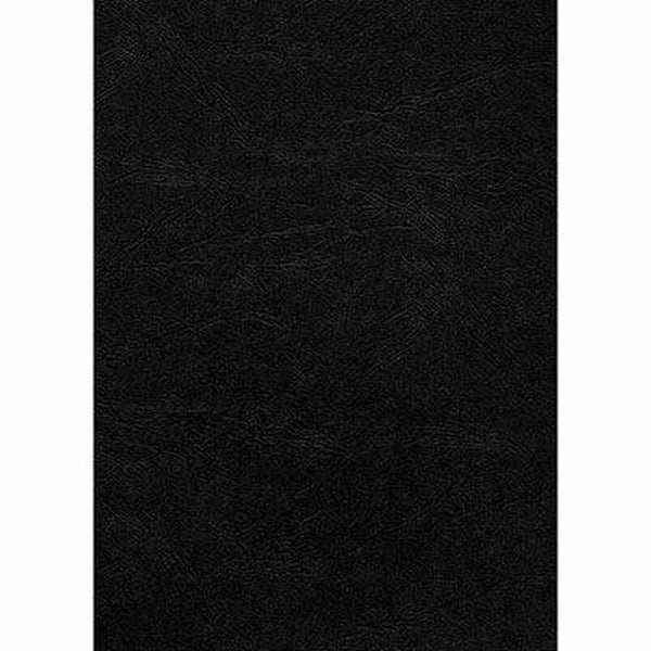 Gold Sovereign Binding Cover Leathergrain 250Gsm A4 Black Pack 100 SBCLGBK - SuperOffice