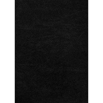 Gold Sovereign Binding Cover Leathergrain 250Gsm A4 Black Pack 100 SBCLGBK - SuperOffice