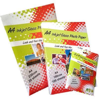 Gold Sovereign Photo Paper Inkjet Gloss 6X4 230Gsm Pack 20 SGSPP6X4230 - SuperOffice
