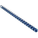 Gold Sovereign Plastic Binding Comb Round 21 Loop 8Mm A4 Blue Box 200 SBR8BL - SuperOffice