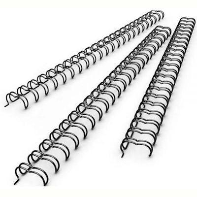 Gold Sovereign Wire Binding Comb 23 Loop 28Mm A4 Black Pack 50 SWIRE282123 - SuperOffice