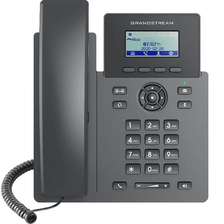 Grandstream GRP2601P 2 Line PoE IP Phone 2 SIP Accounts 132x48 Screen HD Audio GRP2601P - SuperOffice