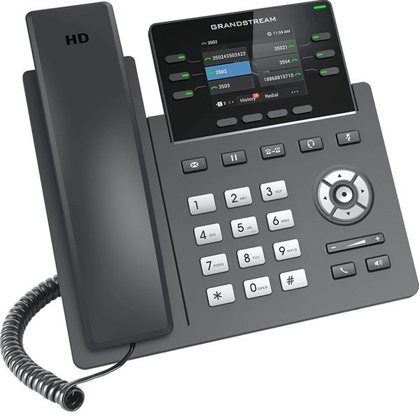 Grandstream GRP2613 6 Line IP Phone 3 SIP Accounts Colour Screen GRP2613 - SuperOffice