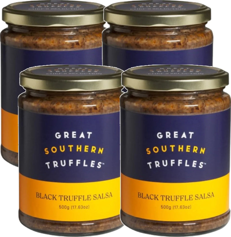 Great Southern Black Truffle Salsa 500g 4 Pack Jar Bulk GST15 (4 Pack) - SuperOffice
