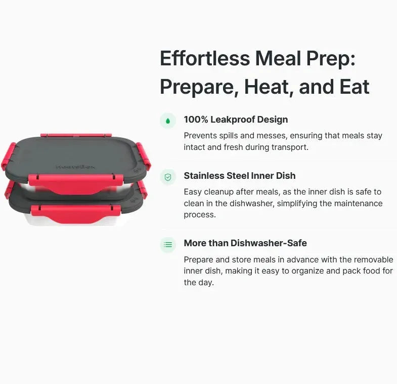 HeatsBox Drive Portable Lunchbox Smart Heated Car Truck Caravan 12/24V HB-05-102B (Drive) - SuperOffice