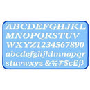 Helix Italic Stencil 20Mm 352670 - SuperOffice