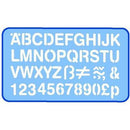 Helix Letter Stencil 30Mm 352790 - SuperOffice