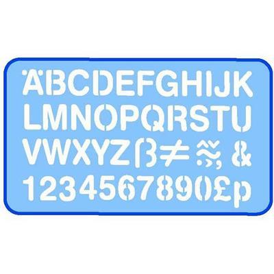 Helix Letter Stencil 30Mm 352790 - SuperOffice
