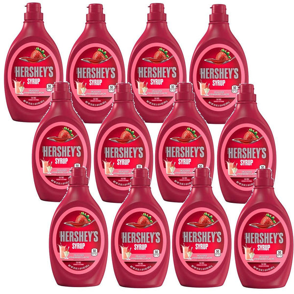 Hershey's Syrup Strawberry 623g Box of 12 00034000318001 - SuperOffice