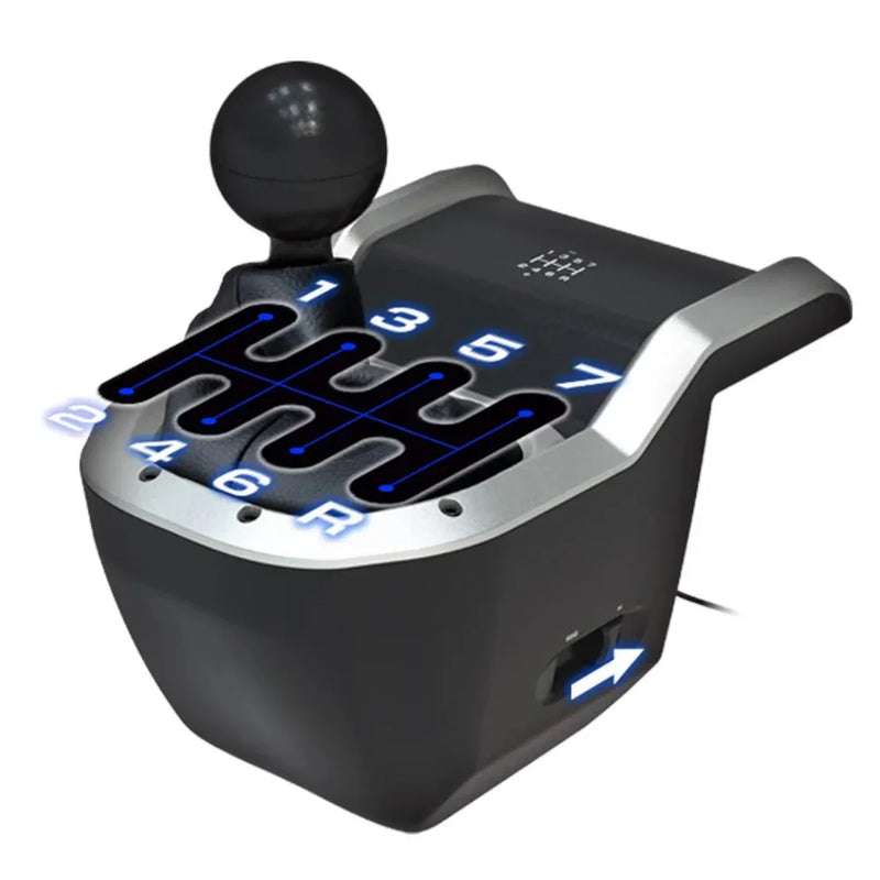 HORI 7-Speed Racing Shifter for PC Windows 11/10 Black 169867 - SuperOffice