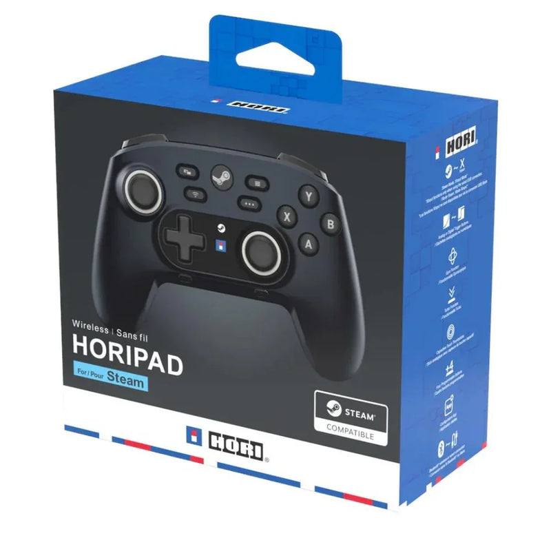 HORI Wireless HORIPAD Controller for Steam Black 169872 - SuperOffice