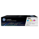 HP 126A Toner Cartridge Tri Colour Pack Cyan/Magenta/Yellow Cf341A CF341A - SuperOffice