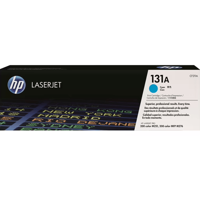 HP 131A Toner Ink Cartridge Cyan CF211A LaserJet Genuine CF211A - SuperOffice