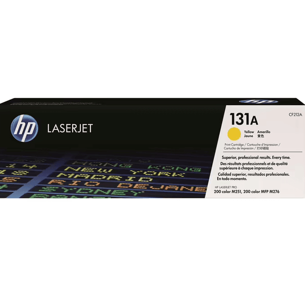 HP 131A Toner Ink Cartridge Yellow CF212A LaserJet Genuine CF212A - SuperOffice