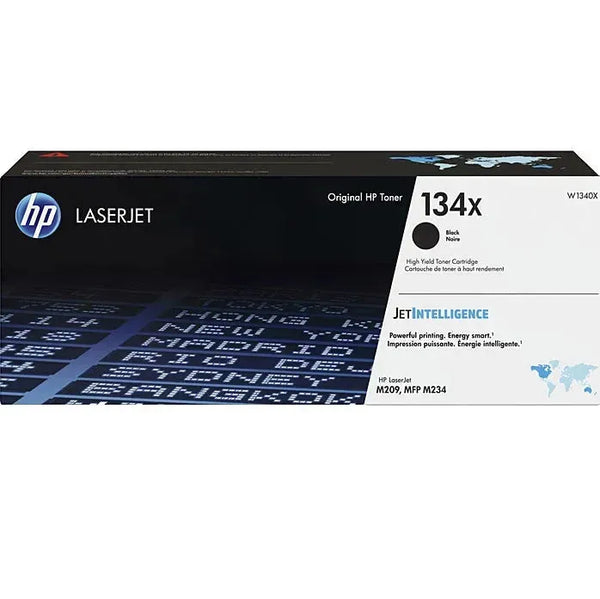 HP 134X Toner Ink Cartridge High Yield Black W1340X Genuine Original M209 M234 W1340X - SuperOffice