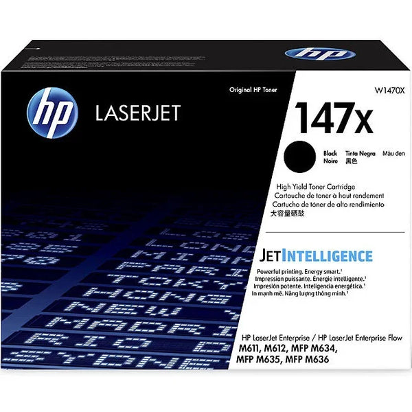 HP 147X Toner Ink Cartridge LaserJet Black Original Genuine W1470X W1470X - SuperOffice