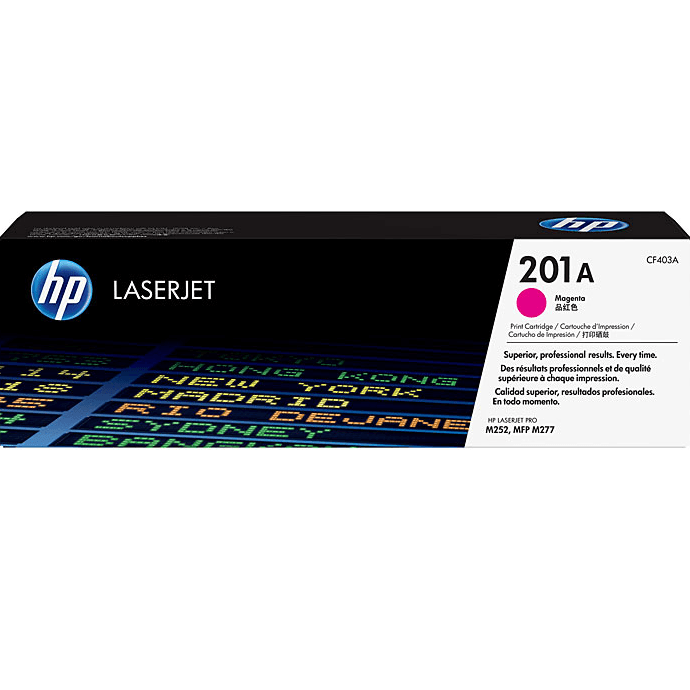 HP 201A Toner Ink Cartridge Magenta CF403A LasertJet Genuine CF403A - SuperOffice