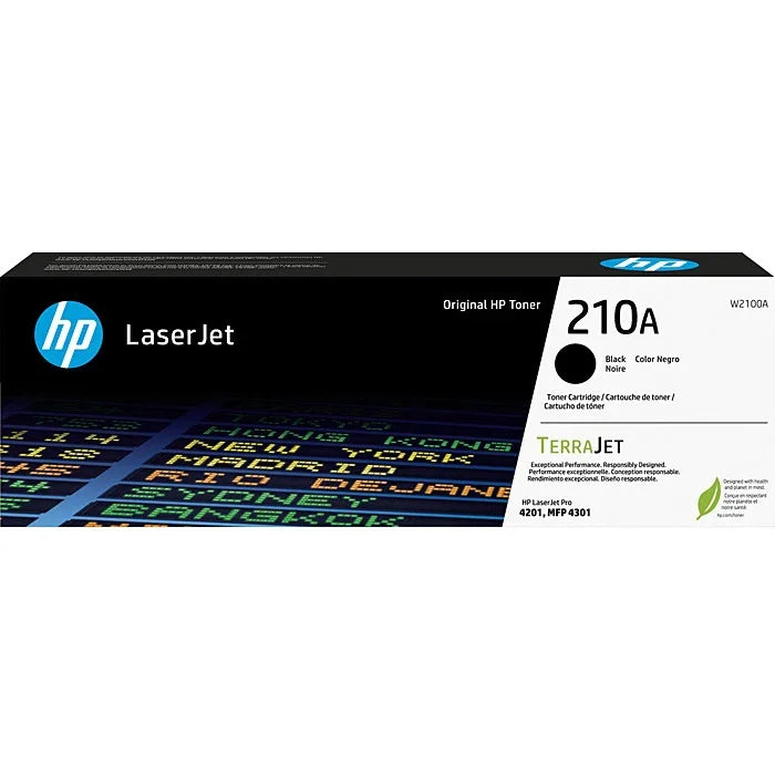 HP 210A Toner Ink Cartridge Set LaserJet TerraJet Black Cyan Magenta Yellow Original HP 210A Set - SuperOffice